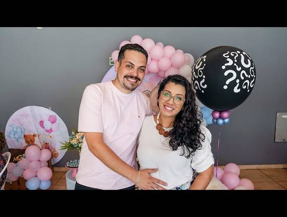 Chá de Bebê / Revelação de Chá Revelação Heitor