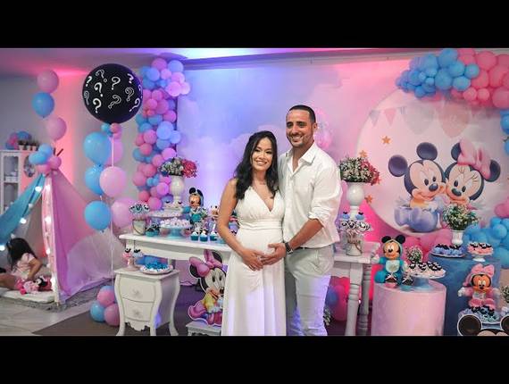 Chá de Bebê / Revelação de Chá Revelação Joaquim