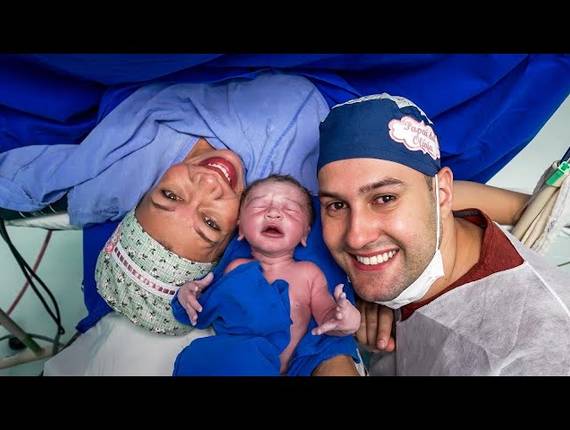 Parto Cesárea de Nascimento Olívia 