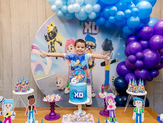 Festas Infantis - Kids Park de 6 anos do Bernardo