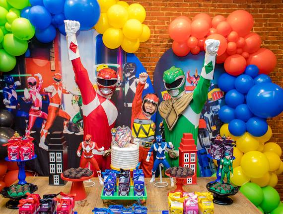 Festas Infantis - Kids Park de 5 anos do Massimo - Festa tema Power Rangers