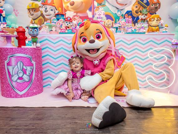Festas Infantis - Kids Park de 3 anos da Luiza - Festa tema Patrulha Canina