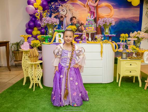 Festas Infantis de 6 anos da Beatriz - Festa Tema Rapunzel