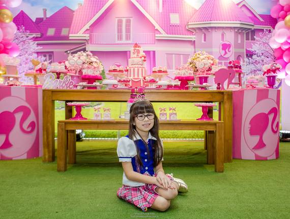 Festas Infantis de 6 anos da Manuella  - Festa infantil tema Barbie