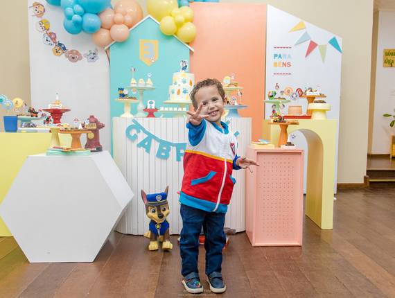 Festas Infantis de 3 anos do Gabriel - Festa tema Patrulha Canina