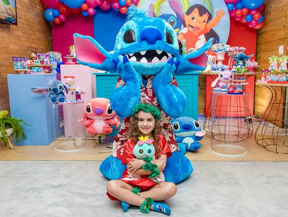 Festas Infantis de 6 anos Laís - Festa infantil tema Lilo e Stitch