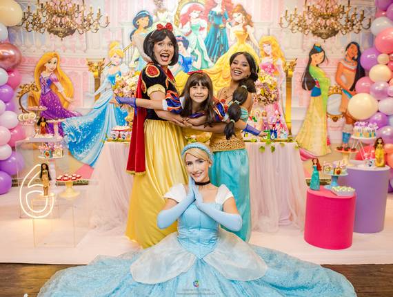 Festas Infantis - Kids Park de 6 anos Maria Fernanda - Festa infantil tema Princesas