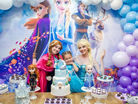 Festas Infantis - Kids Park de 4 anos da Maria - Festa infantil tema Frozen 2
