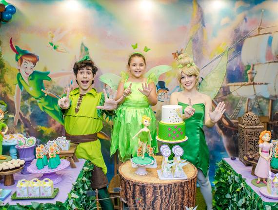 Festas Infantis de 6 anos da Clara - Festa infantil tema Sininho