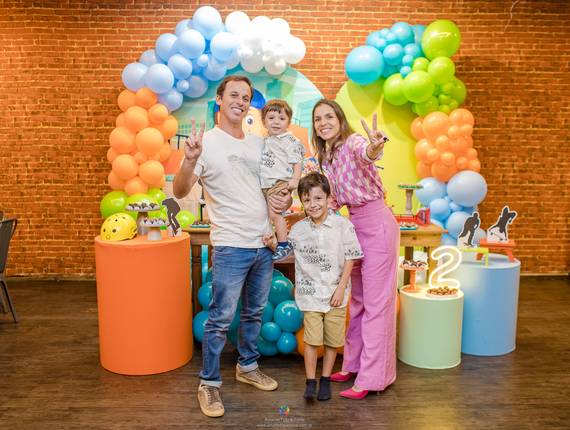 Festas Infantis - Kids Park de 2 anos do Luiz Gabriel - Festa Infantil tema Skate