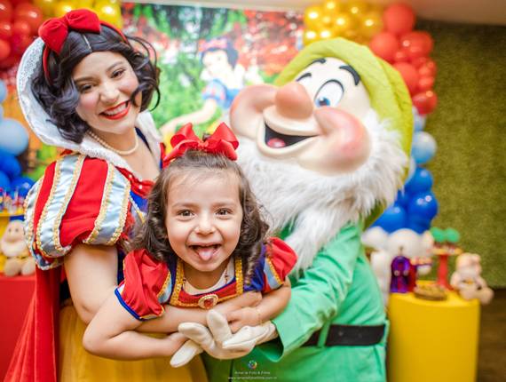 Festas Infantis - Kids Park de 3 anos da Siena - Festa Infantil tema Branca de Neve