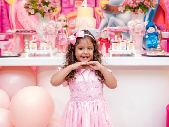 Festas Infantis - Kids Park de 4 anos da Júlia - festa infantil tema Aurora