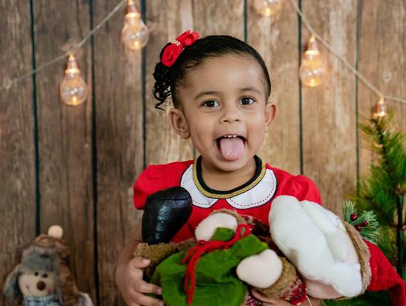 Ensaios Infantis de Ensaio de Natal da Duda