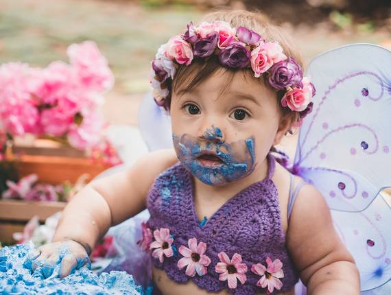 Ensaios Infantis de Smash the Cake Valentina