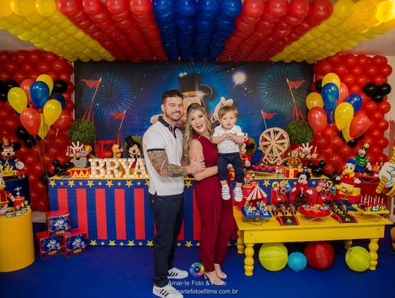 Festas Infantis de 1 ano Bryan