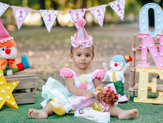 Ensaios Infantis de Smash the Cake da Maria Clara