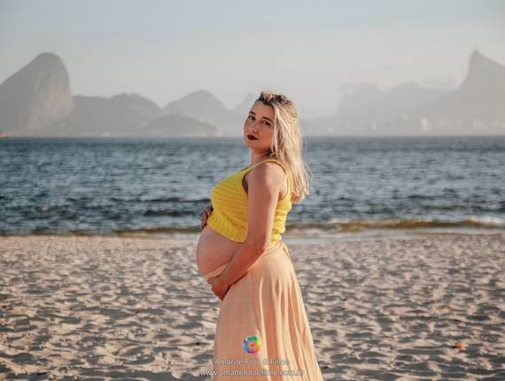 Gestantes de Monique e André à espera do Bento