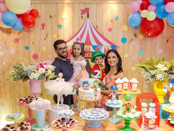 Festas Infantis de 5 anos Lara e 2 anos Arthur