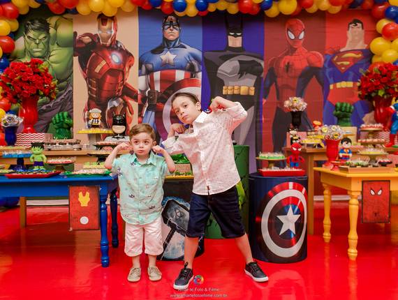 Festas Infantis de 3 anos Lucas e 7 anos Julio Cesar