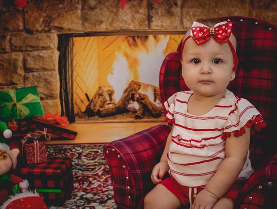 ensaio infantil de Natal da Antonella