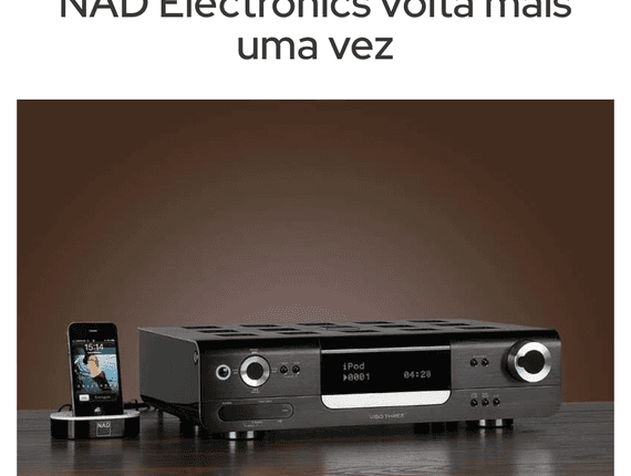 textos de NAD Electronics volta mais uma vez