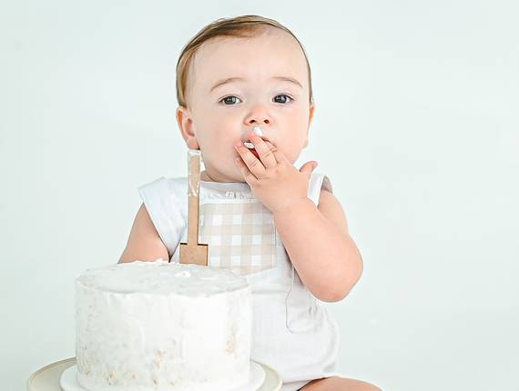 Ensaio de Smash the cake - Bernardo