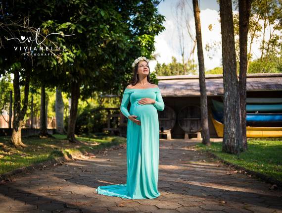 Gestante de Ensaio Gestante Tânia