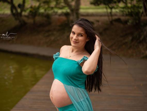 Gestante de Ensaio Gestante Cristiane