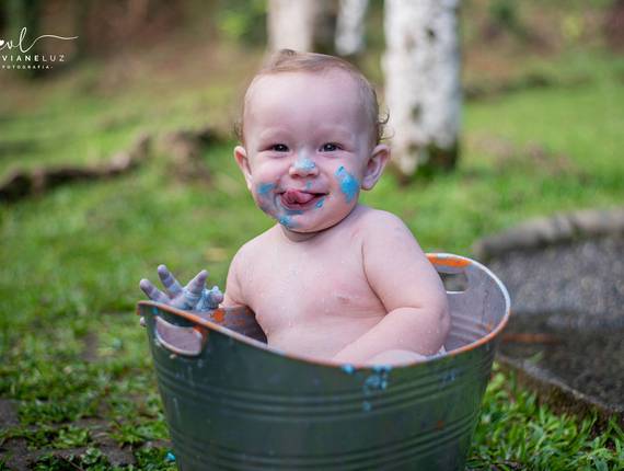 Ensaio de Smash The Cake - Arthur