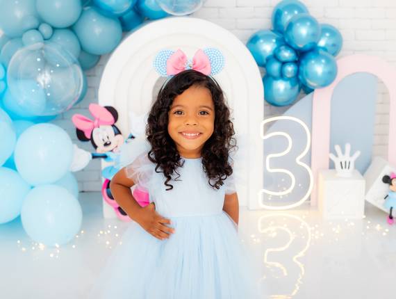 Temas Meninas de Minnie Azul