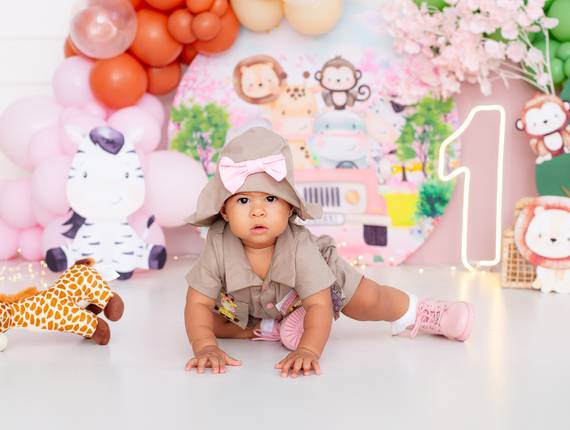 Temas Meninas de Safari Rosa