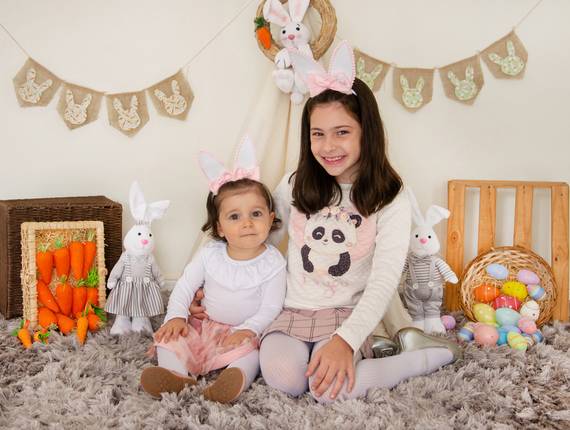 Ensaio Infantil de Milena e Mariana