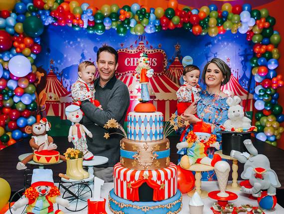 Aniversário Infantil  de Pedro e Paulo - 1º Aninho