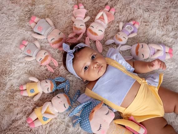Mini Ensaio de Maria Luiza - 8 meses