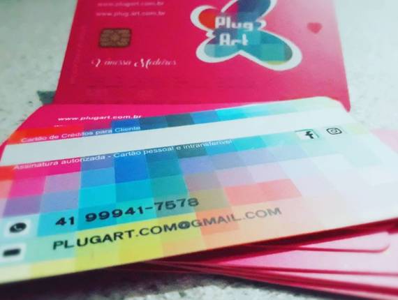 Impressos Criativos de Cartão com Chip