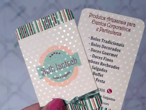 Impressos Criativos de Cartão Formato de Crédito 