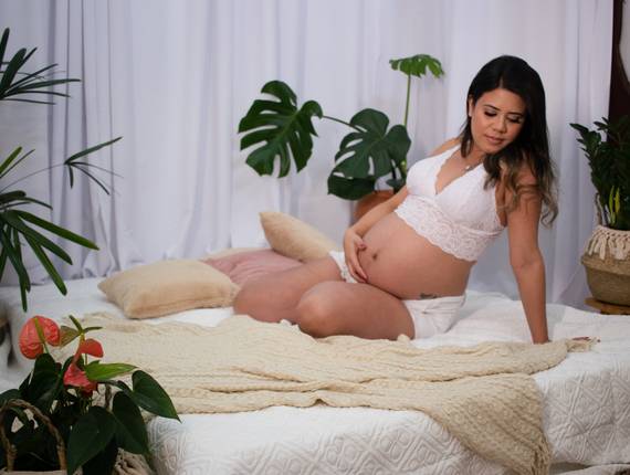 GESTANTE de A espera da Lara