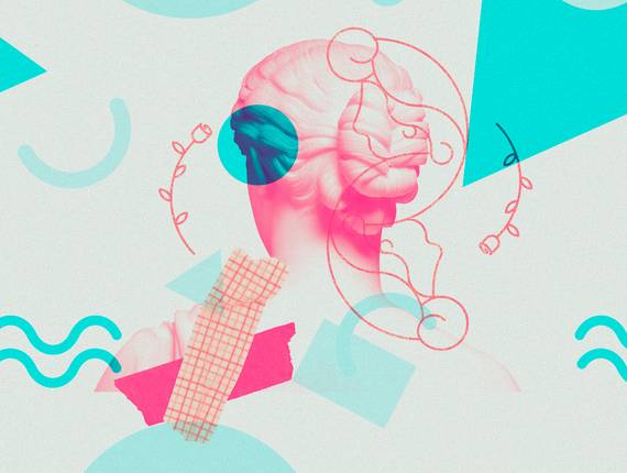 Design de Double color exposure remixed media