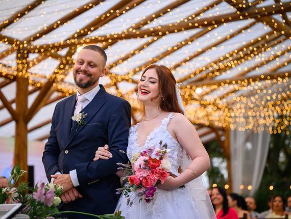 Casamento de Casamento de Pamela e Maycon no Eventos Gottesgabe – Gaspar/SC