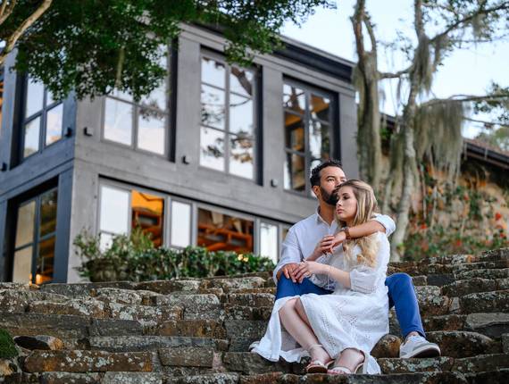 Ensaio Casal - Pré-wedding de Ensaio Pré-Wedding na Casa Maciço em Florianópolis, SC