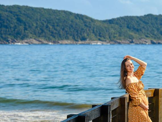 Gestante  de Ensaio Gestante em Bombinhas, SC