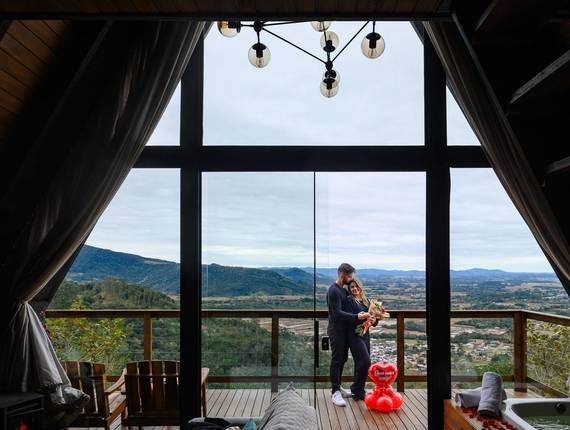 Ensaio Casal - Pré-wedding de Ensaio de Casal na Serra Catarinense em Praia Grande SC | Pedido de Casamento