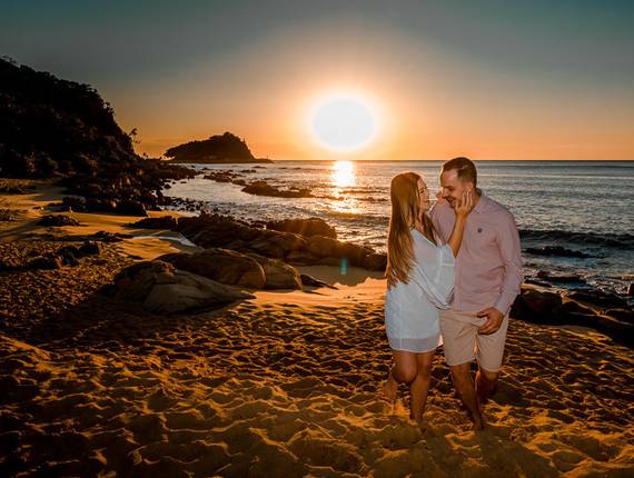 Ensaio Casal - Pré-wedding de Pré Wedding em Itapema, SC