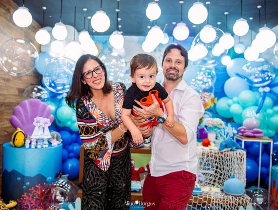 Festa Infantil de Festa Infantil Tema Fundo do Mar em Botafogo RJ | Fotografia de Aniversário Infantil