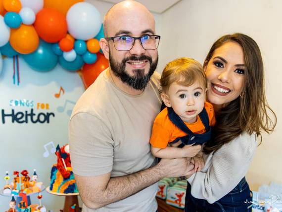 Aniversário de 1 ano de Heitor
