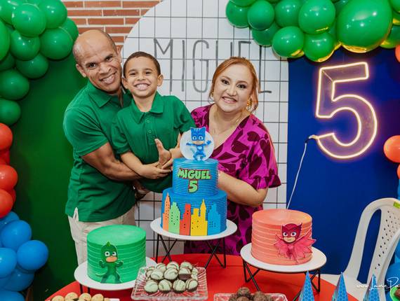 Aniversário de 5 anos de Miguel