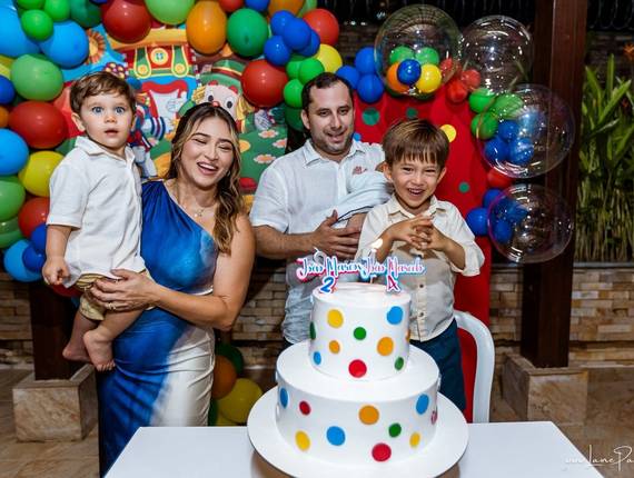 Aniversário de 2 anos de João Marcos e 4 anos de João Marcelo