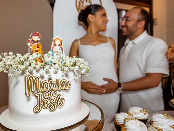 Infantil de Chá revelação - Maria ou José?
