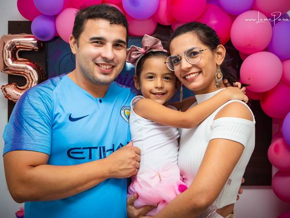 Aniversário de 5 anos de Maria Ísis