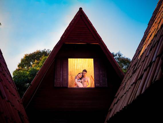 Grávidas de À doce espera de Ailto e Yuri.